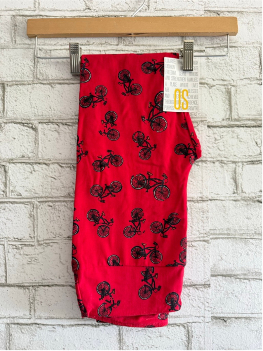 NEW!!! Bicycle OS leggings Lularoe Red